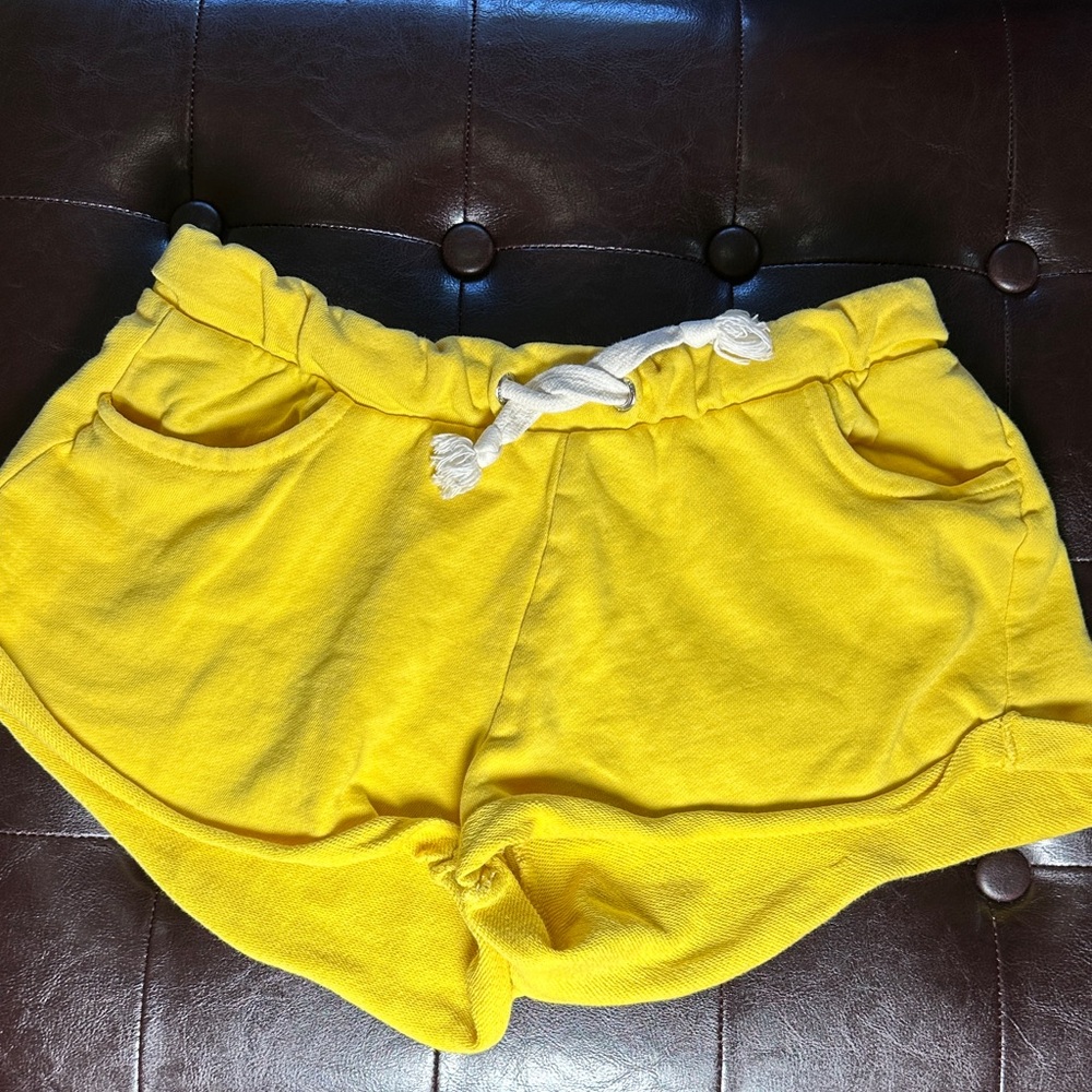Alcott Women’s Yellow Lounge Short Shorts